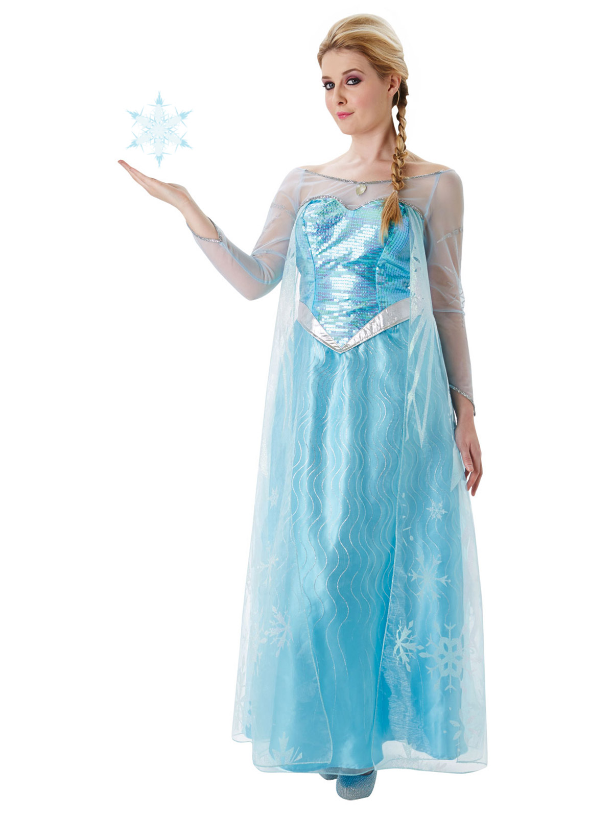 Elsa Deluxe Costume, Adult - Costume Wonderland