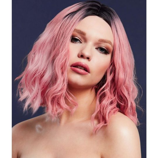 fever cara wig ash pink
