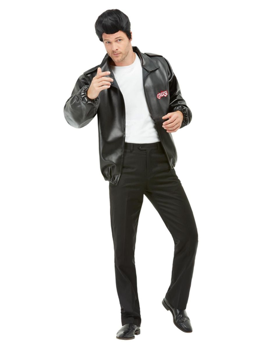 Grease T Bird with Embroidered Logo Jacket - Costume Wonderland