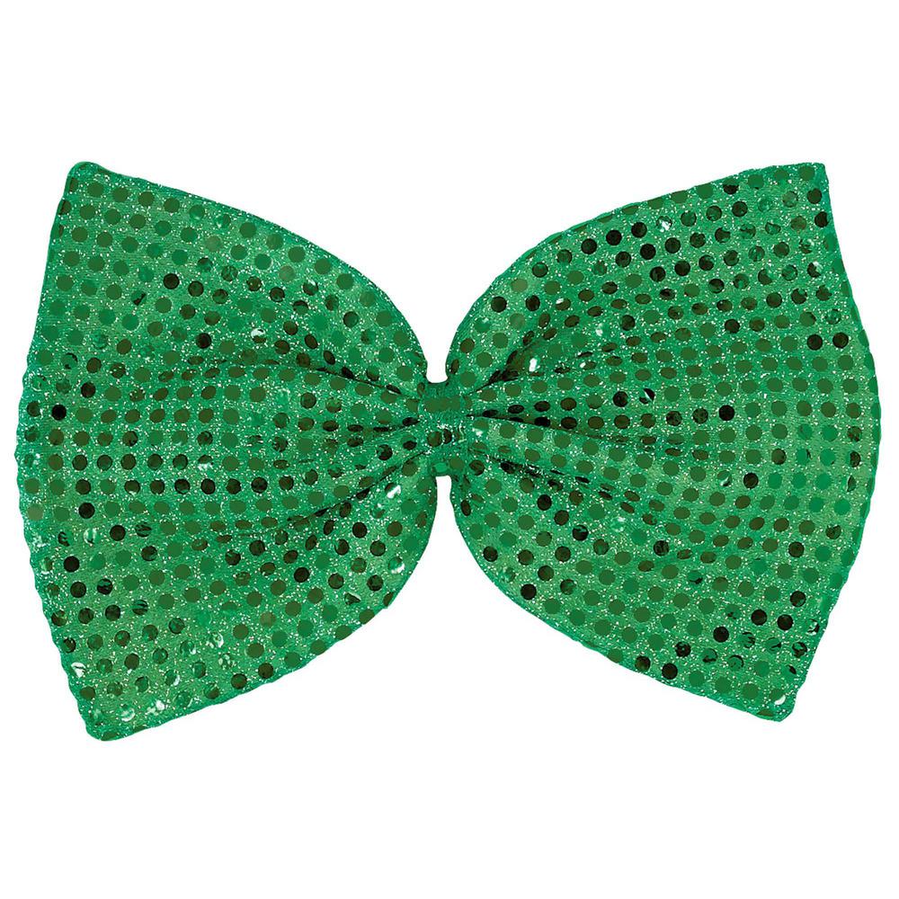 Green Sequin Bow Tie