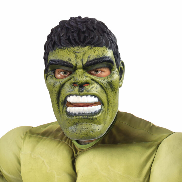 hulk avengers 2 deluxe costume, adult mask