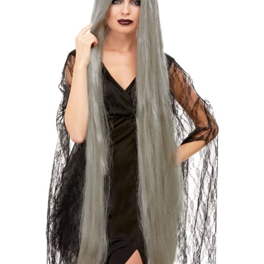 halloween wig, grey