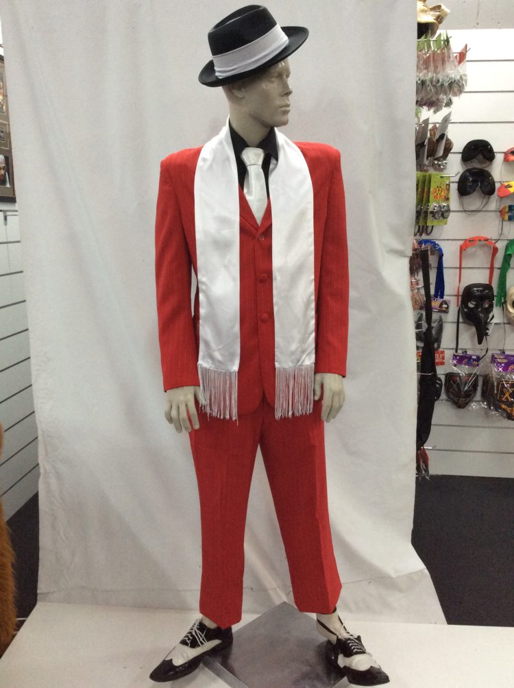 Gangster suit red