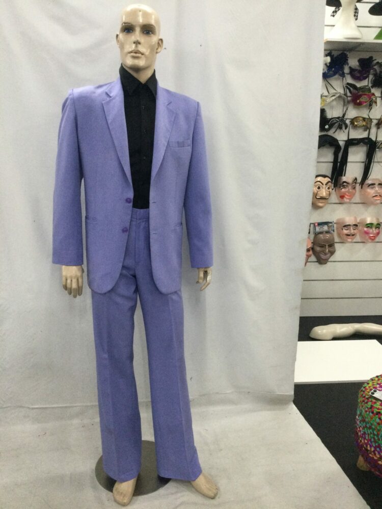 men's mauve 80's suit