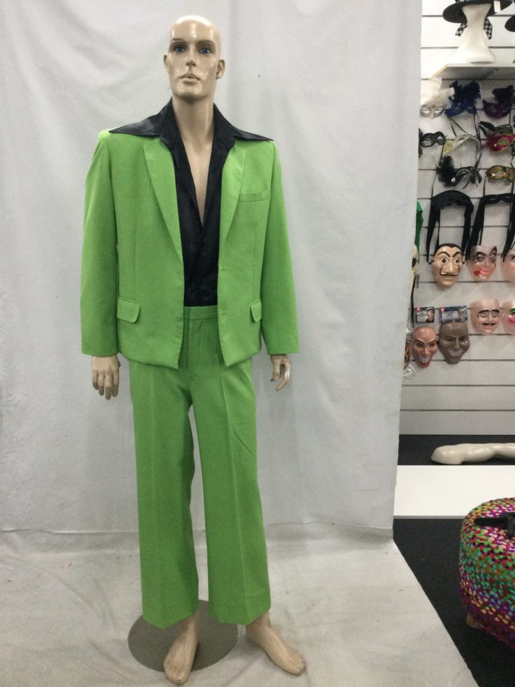 Men's green 80's suit