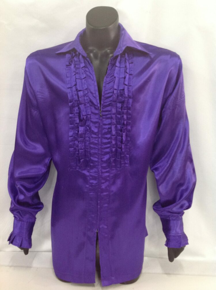 Mens 70s satin shirt