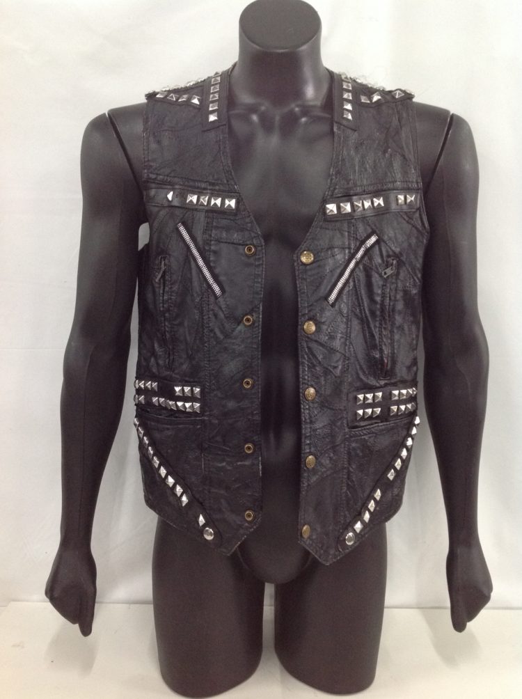80's leather vest