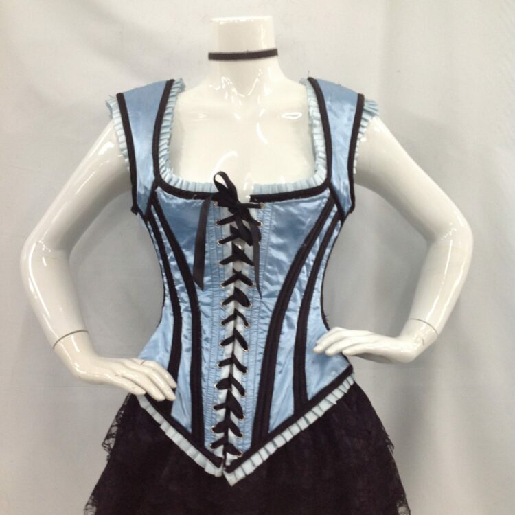 Corset Blue Steel Boned