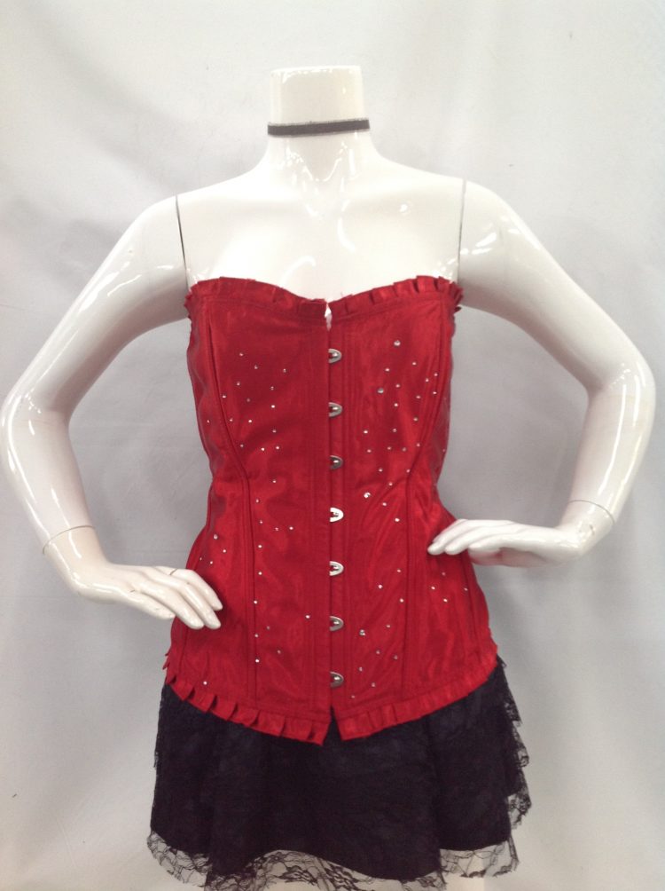 Corset Red Plus Size