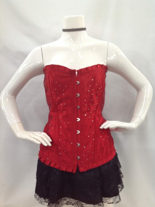 Corset Red Plus Size