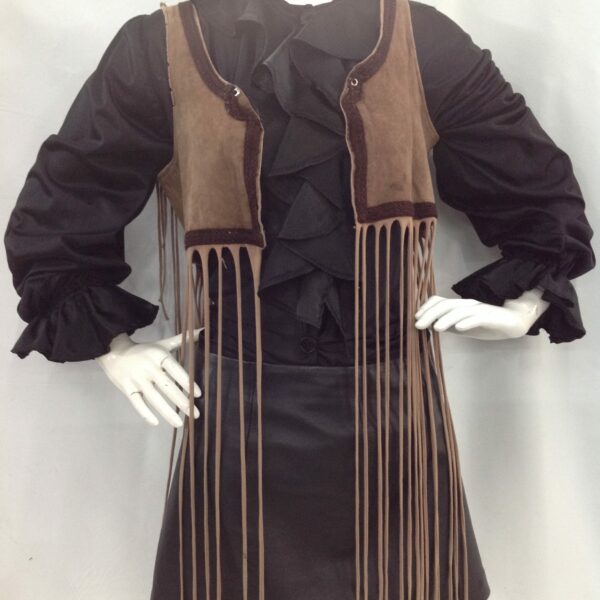 ladies suede 60's vest