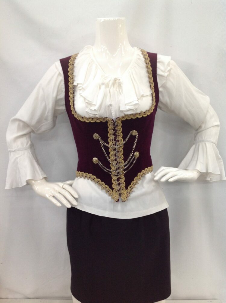 Corset Velvet Pirate