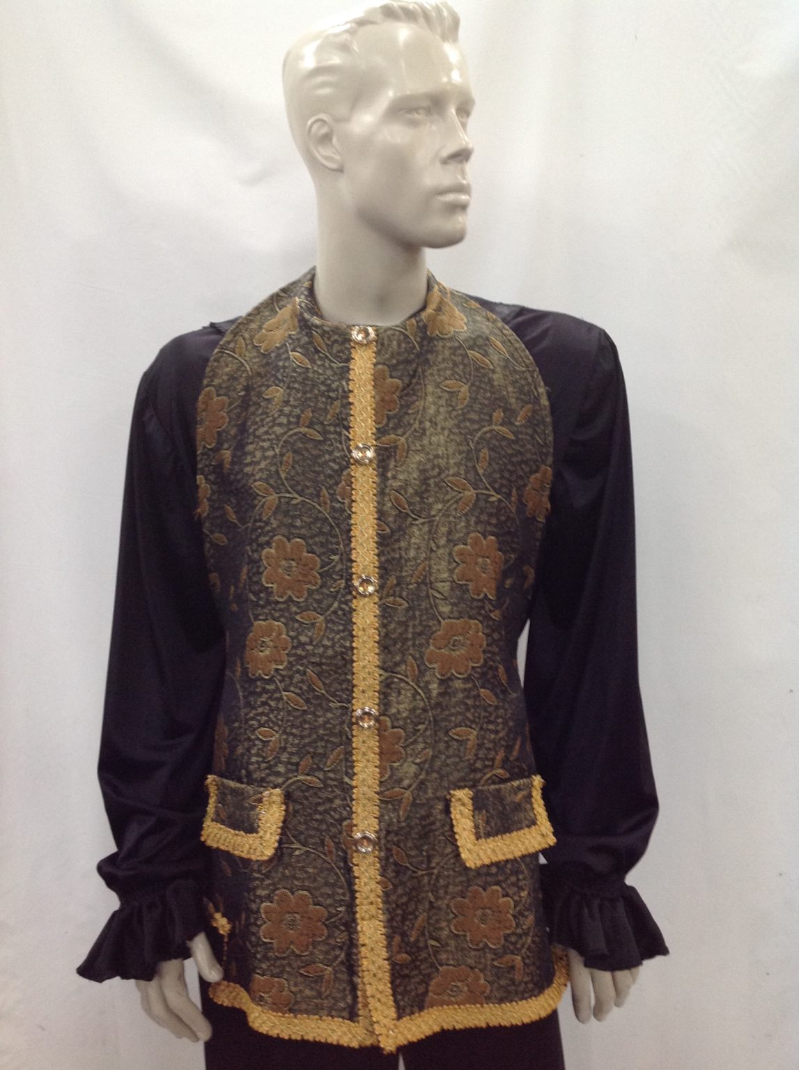 Baroque Vest Bronze Costume Wonderland