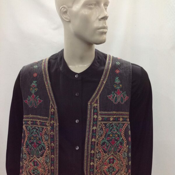 hippy vest embroidered