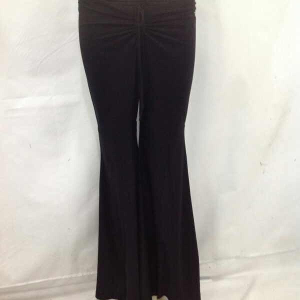 women's black flared pants