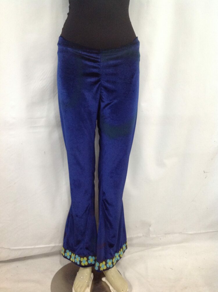 blue velvet flares