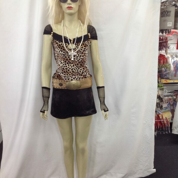 80's leopard print costume