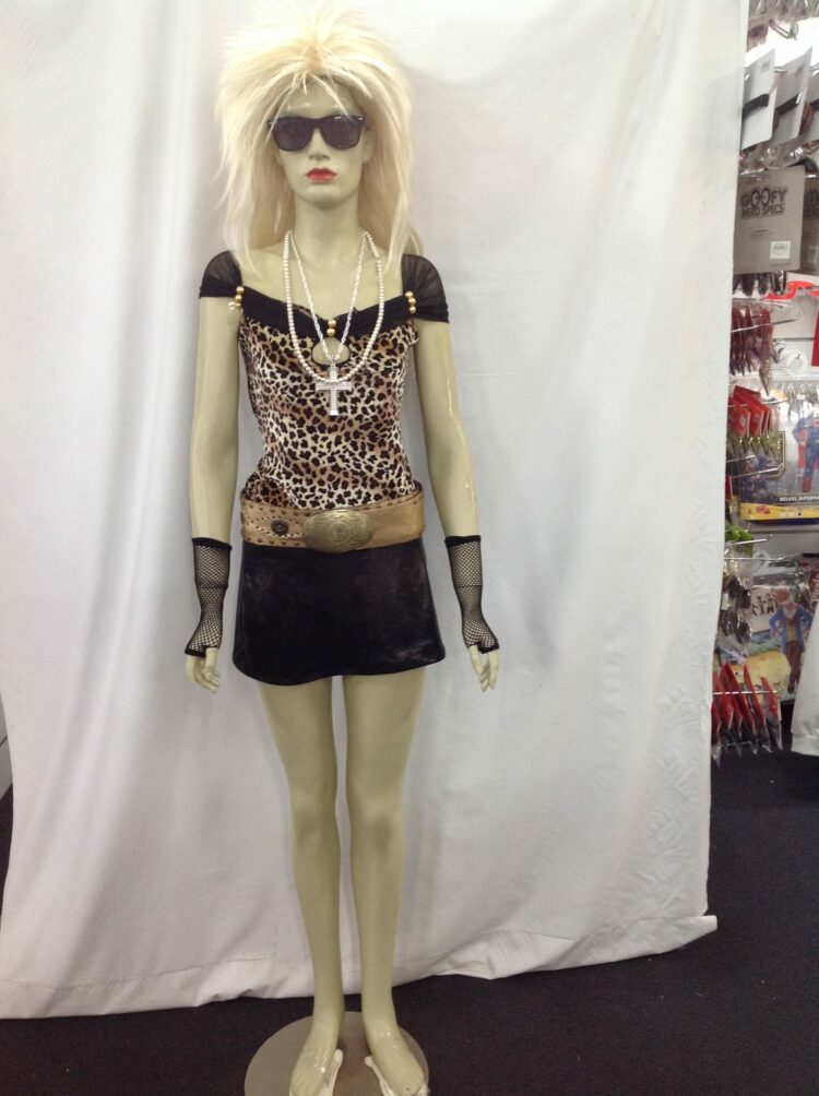 80's leopard print costume