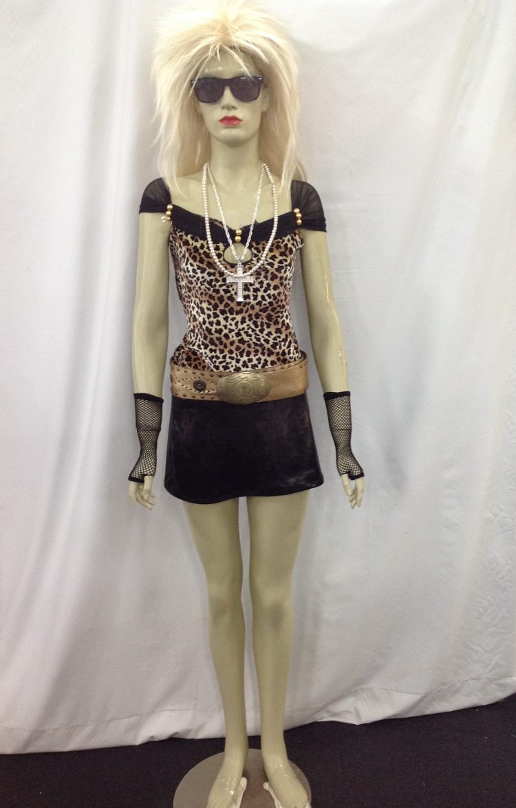 80s leopard print costume