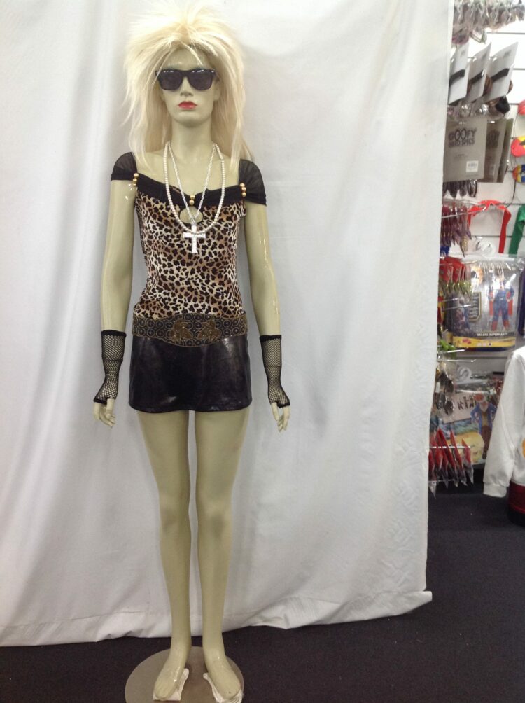 80's leopard print costume