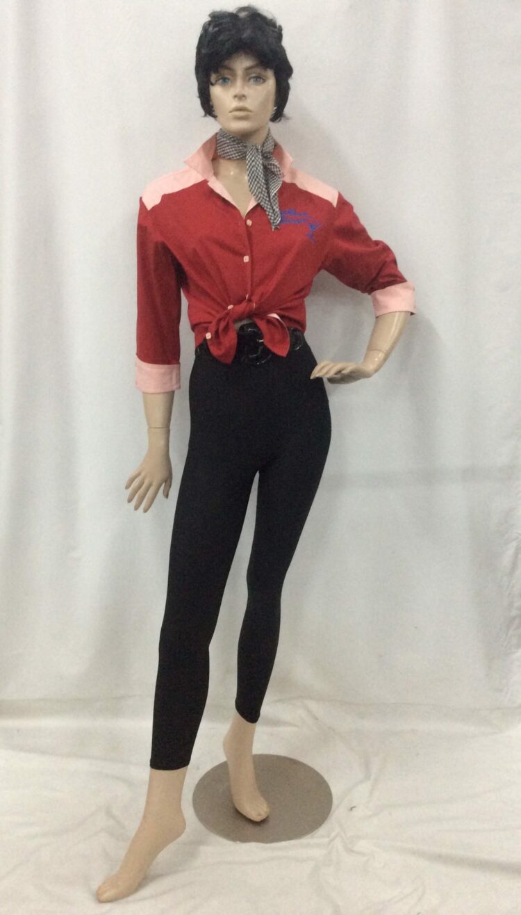 50s rockabilly costume red