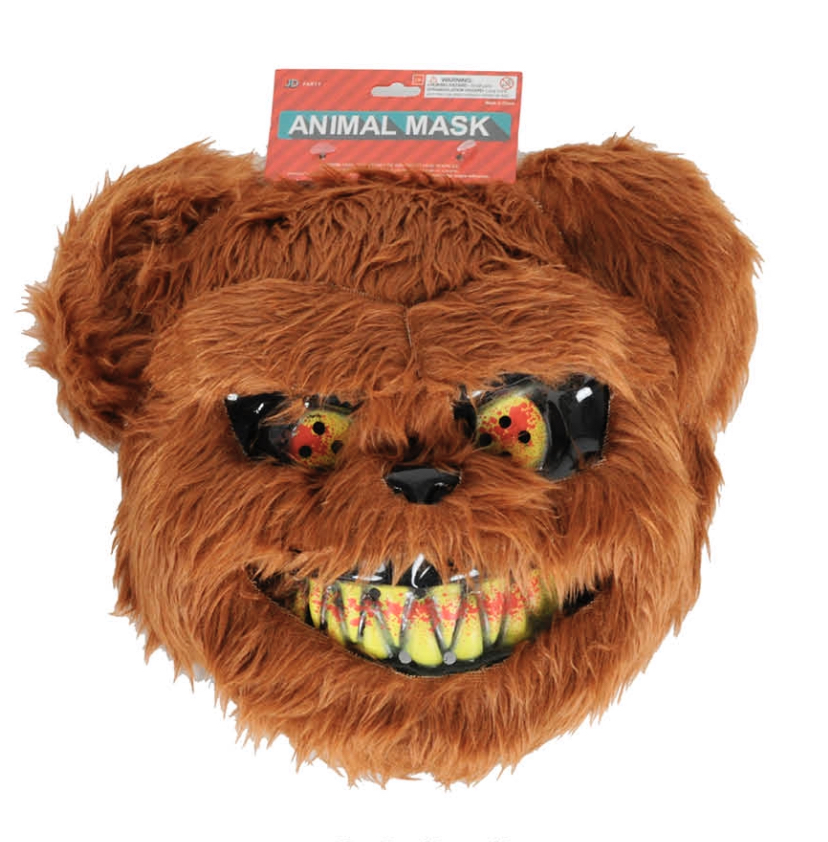 scary bear mask costume