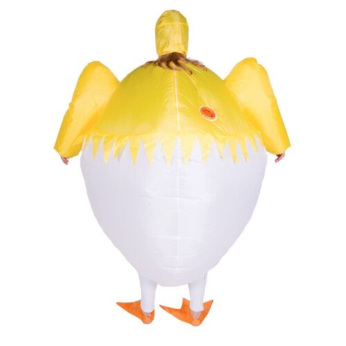 inflatable chick costume back