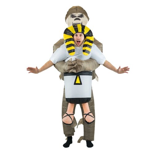 inflatable mummy costume front