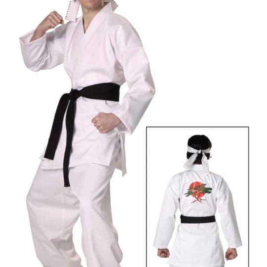 Karate Kid Costume Front And Back