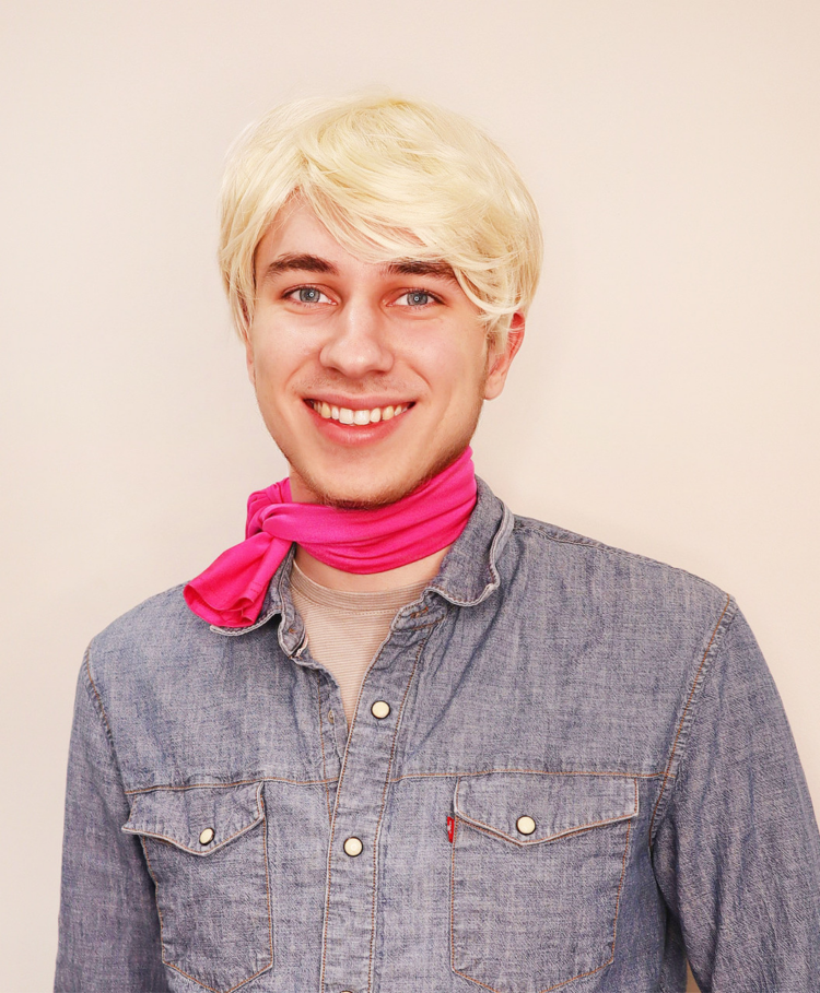 ken short blonde wig