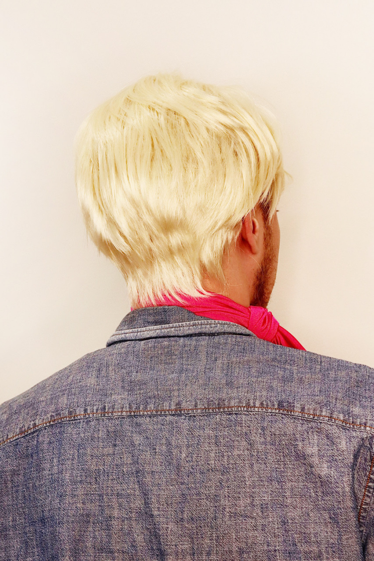 ken short blonde wig