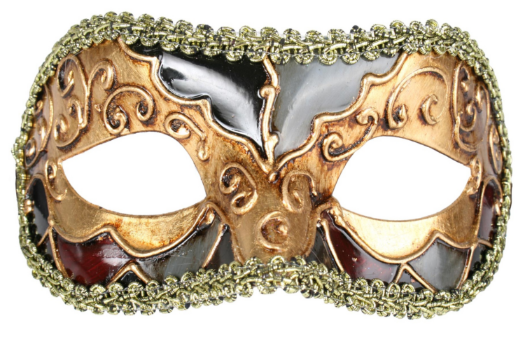 luciana metallic eye mask