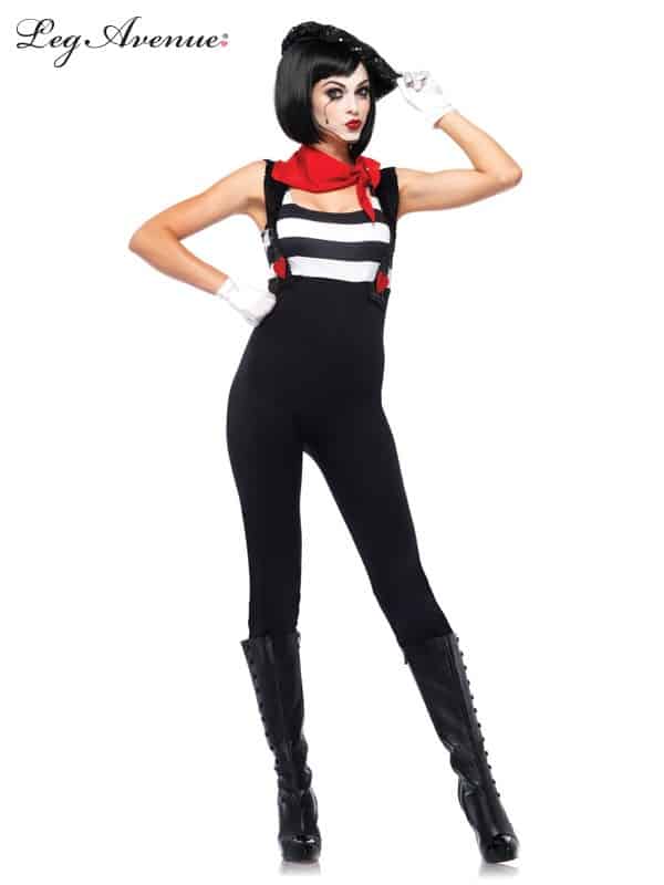 marvelous mime 3pc costume