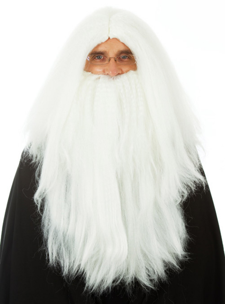 merlin wizard wig and beard