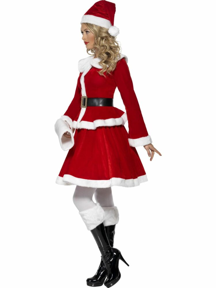 miss santa costume with muff side
