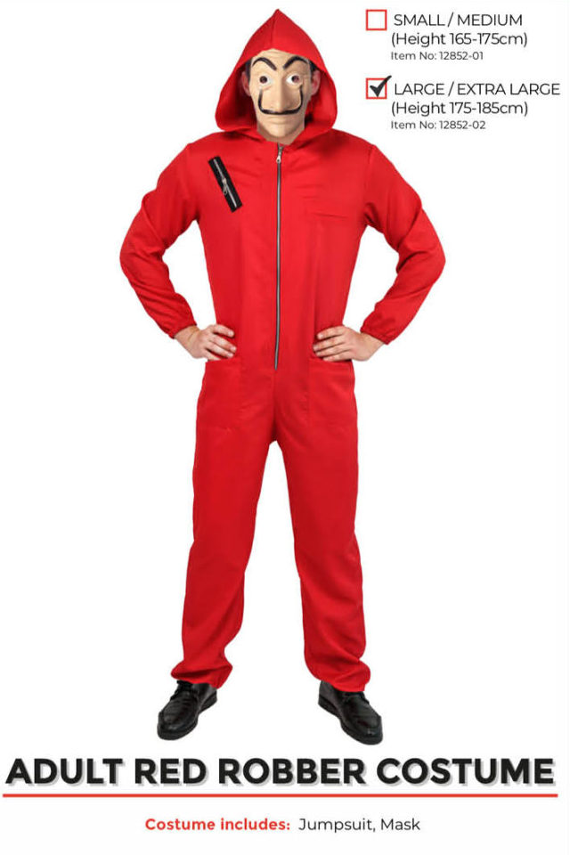 money heist costume