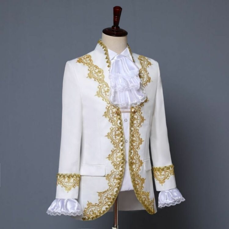 Mozart White Costume - Costume Wonderland