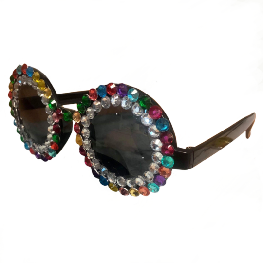 Over The Rainbow Jewelled Glasses