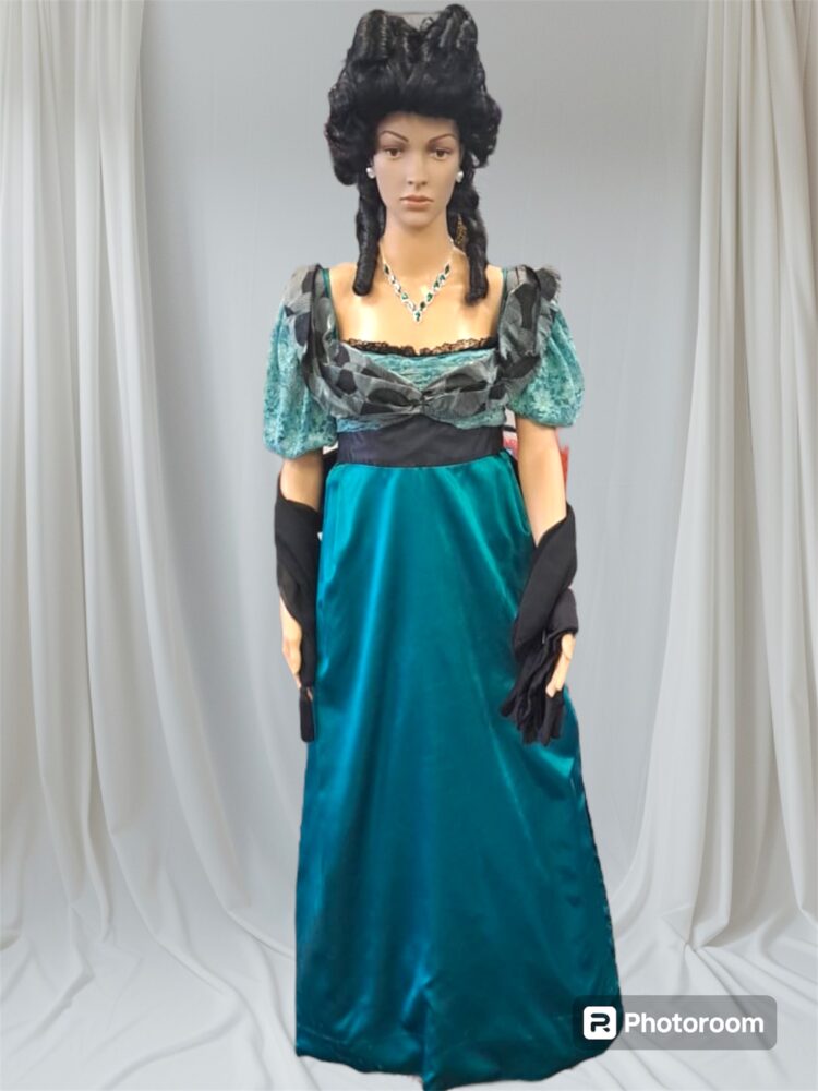 bridgerton costume emerald green