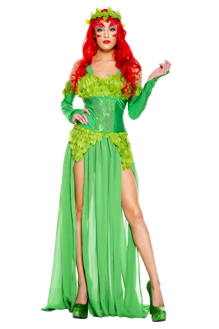 poisonous villain poison ivy costume