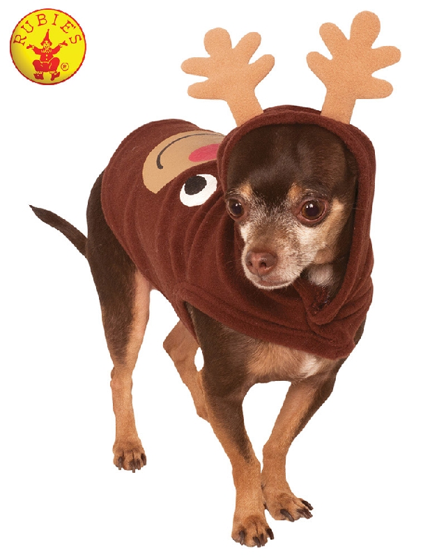 reindeer hoodie pet costume