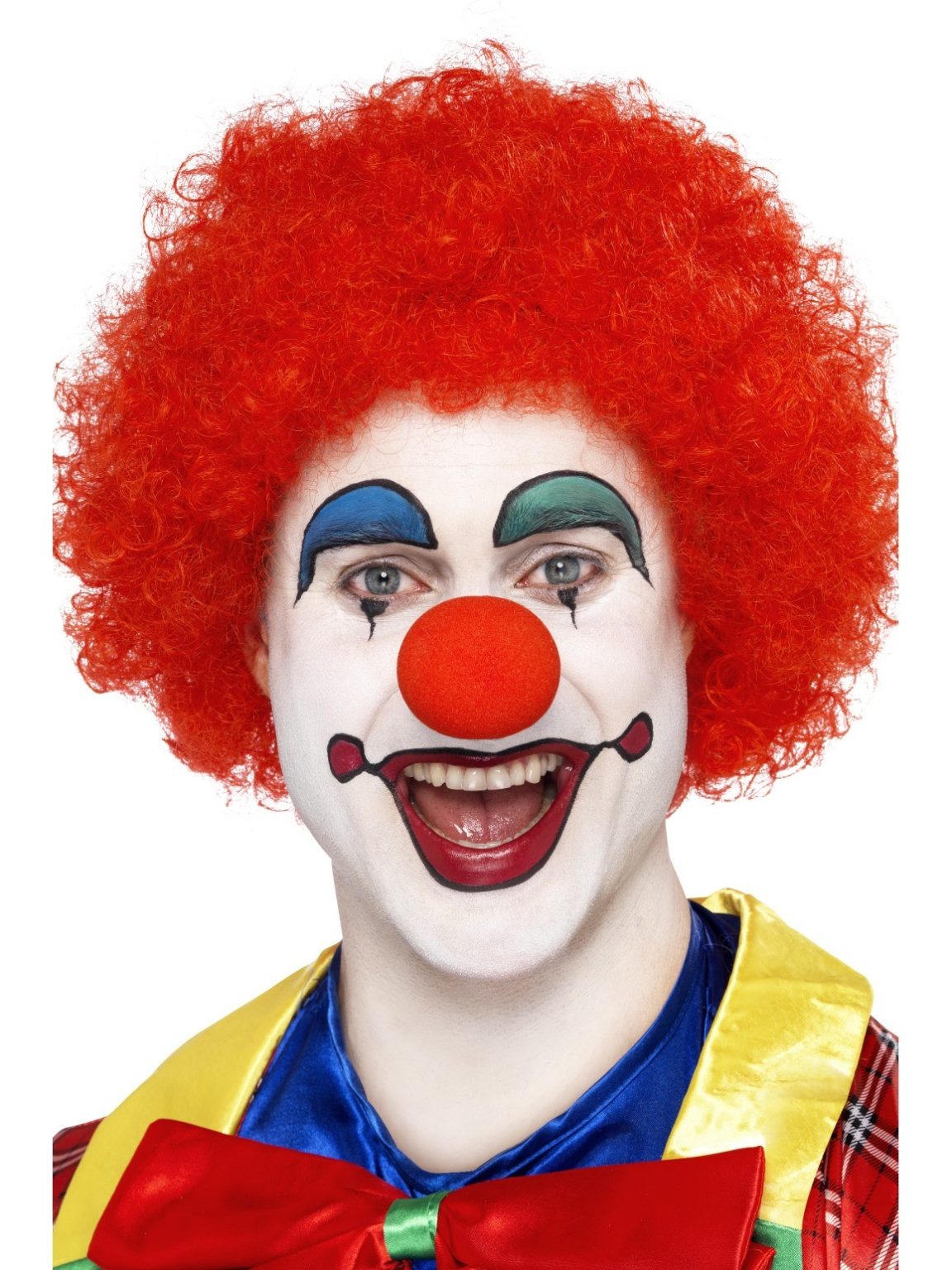Red Clown Afro Wig - Costume Wonderland