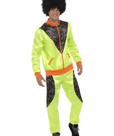Retro Shell Suit Costume Mens Neon Green 1 1.jpg