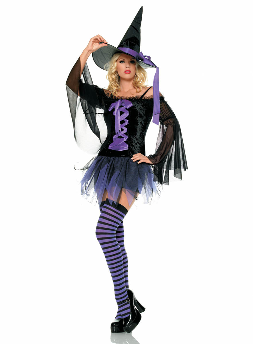 Sexy Purple Witch - Costume Wonderland.