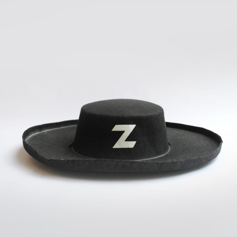 Black  Zorro Hat