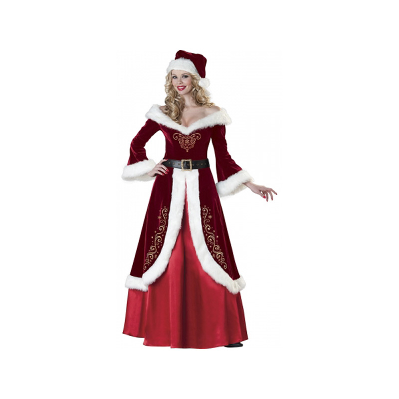 deluxe mrs santa costume