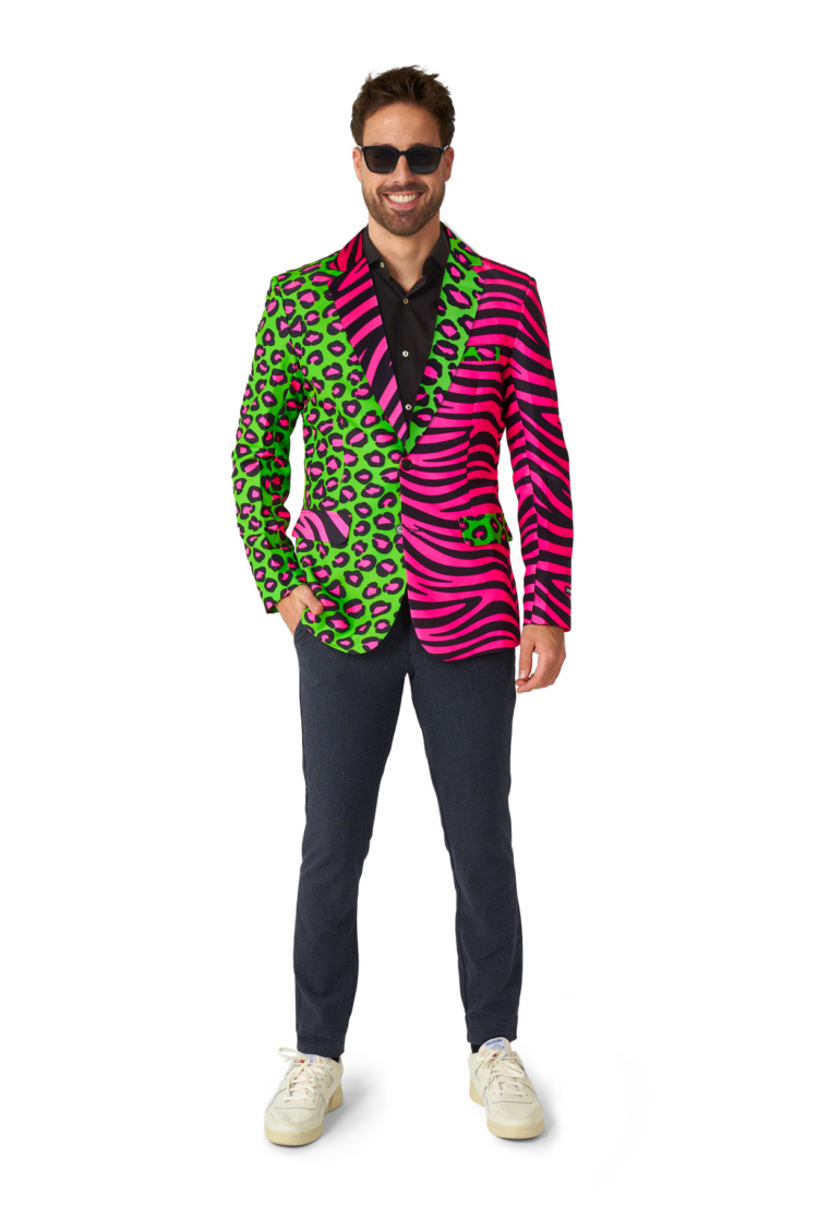 suitmeister neon party animal blazer