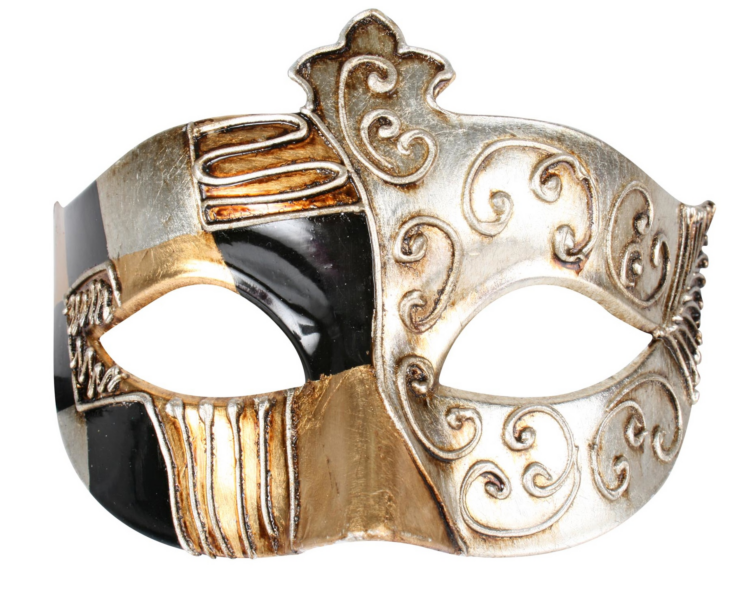 tivoli warrior metallic eye mask