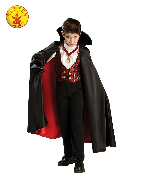TRANSYLVANIAN VAMPIRE COSTUME, CHILD - Costume Wonderland