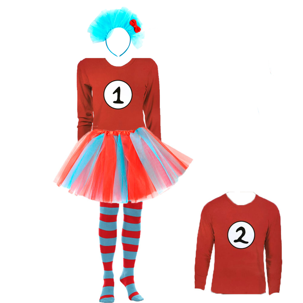 Thing 2 Tutu Costume Child - Costume Wonderland